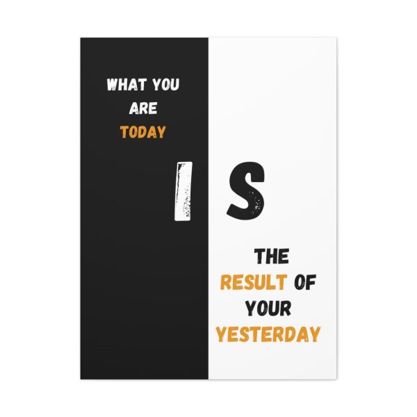 What you are today is the result of your yesterday. - Image 2