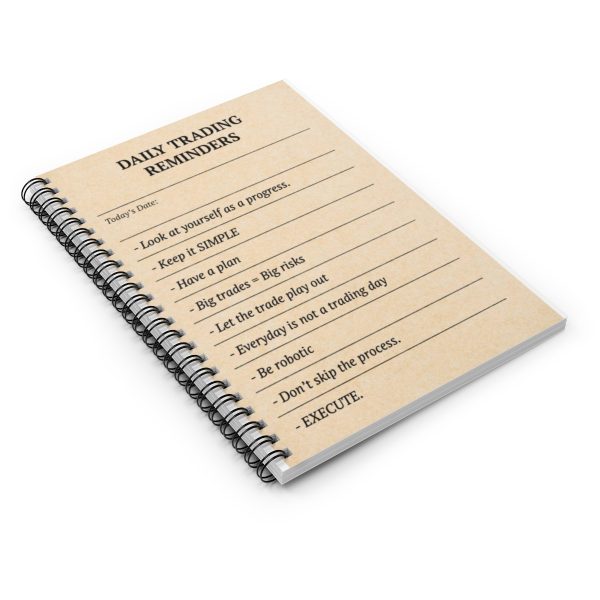 Daily Trading Reminders Spiral Notebook - Image 4